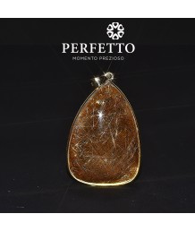 UNIQUE RUTILATED QUARTZ PENDANT